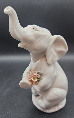 Statuina elefante porcellana