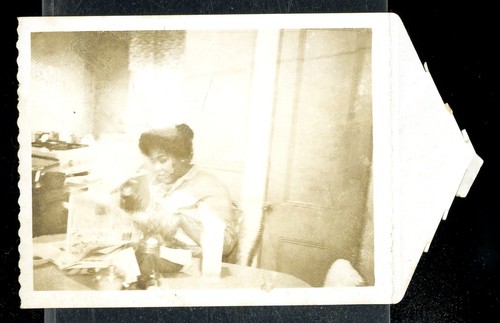 Foto polaroid vintage donna - foto,