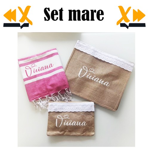 Set borsa mare pochette - set,