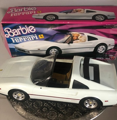 Ferrari barbie con scatola - ferrari,