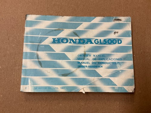Originale honda 1981 - originale, gl500