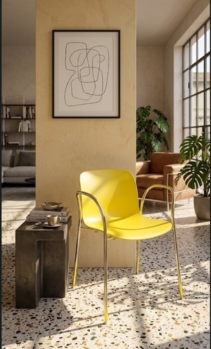 Sedia troy chair colore giallo - chair,