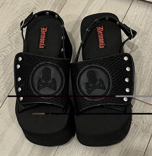 Sandali con plateau demonia - con,