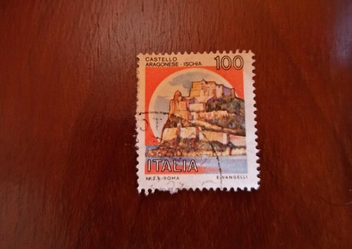 Francobollo 100 lire castello - francobollo,