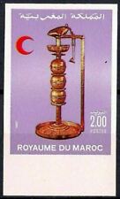 Lampada Marocco 1987 Mezzaluna Rossa Croce Rossa Ottone 1v Imperf MNH