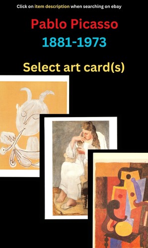 Pablo picasso art cards - picasso,