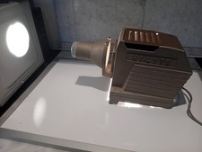 Proiettore diapositive 35mm vintage Rank Industries Hi-Lyte 250 si accende scatola originale