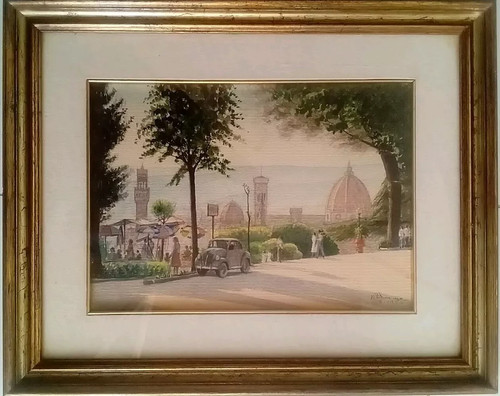Quadro acquerello tela - quadro,