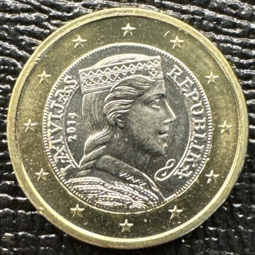 Latvia 2014 bimetallic euro - bimetallic, 1