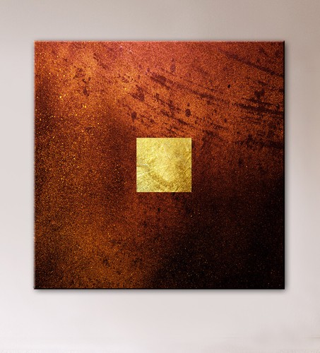 Oro 24k immagine tela nero - oro,