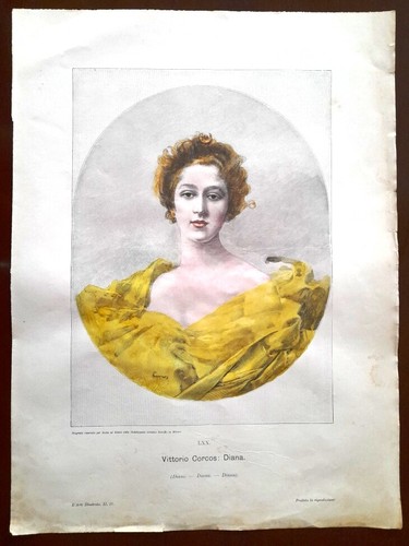 Stampa antica diana - stampa,