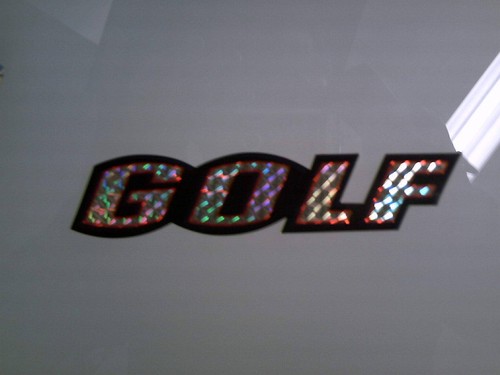 Adesivo riflettente golf - adesivo,