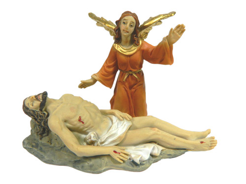 Scena presepe pasqua - pasqua, gesù