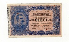 Dieci lire umberto - dieci, i°