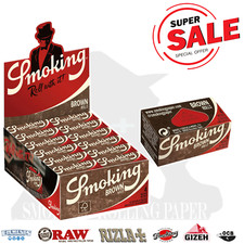 Cartine FUMO Rotoli Marrone KING SIZE SLIM Lungo DA 12 Rotoli Da 4 Metri