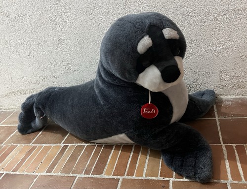Trudi peluche foca grigia - peluche,
