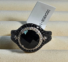 ANELLO JTV NERO SPINELLO