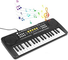 Pianola per Scuola Media E Bambini, 37 Tasti Tastiera Musicale Pianola, Tastiera