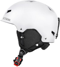 Casco Da Sci per Uomo Donna, Casco Da Snowboard Regolabile Di Sicurezza Taglia M