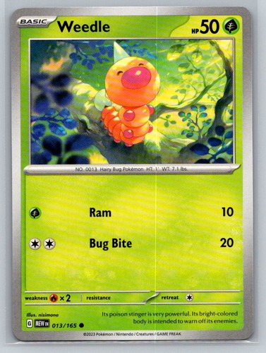 Weedle 013 165 scarlatto - sv:,
