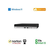 RINOVO ULTRA MINI PC DM HP 400 G4 i5-8X00T SODDR4 8GB SSD 256GB W11P CLOUD20GB G