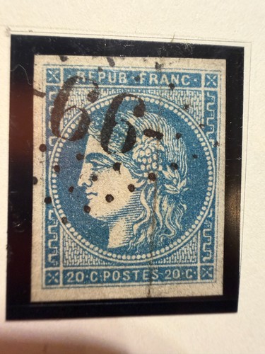 Timbre 45a 20c - 🦬timbre, n°45a