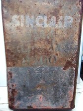 vecchia latta olio per auto - SINCLAIR  primi anni 50