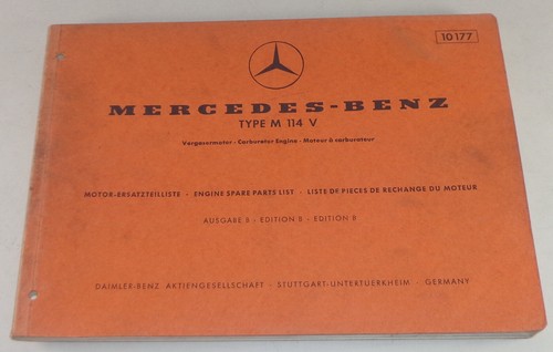 Catalogo parti mercedes - catalogo, benz