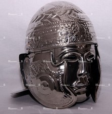 Elmo Medievale Da Cavaliere Romano Con Maschera Ribchester Sport