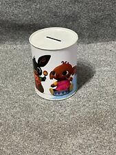 SALVADANAIO coniglietto BING in LATTA EOL Distribuzione PANDO FLOP SULA AMMA