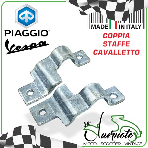 Coppia staffe piastra - coppia,