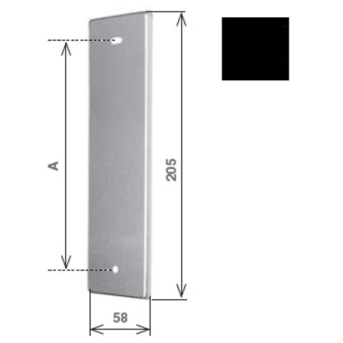 Placca cieca alluminio