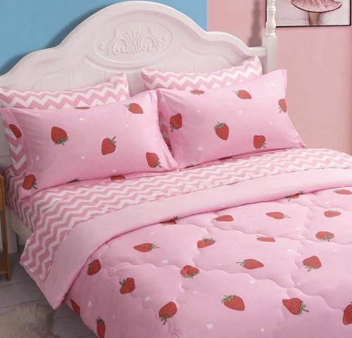 Set piumone regina fragola