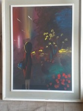 quadro olio su tela grande