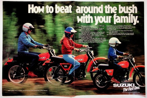 Pubblicità rivista suzuki - rivista, ds