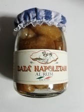 BABA AL RHUM DA MARIO 500GR.PRODOTTO ARTIGIANALE DI SORRENTO IN VASETTO REGALO