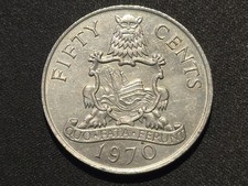 Bermuda 50 centesimi 1970