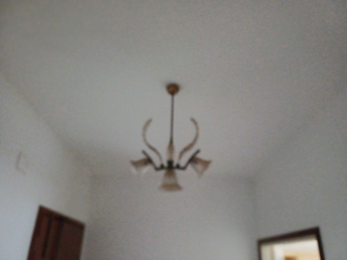 Antico lampadario 1940 vetro - antico,