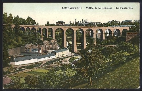 Cpa luxembourg vallée la - luxembourg,, de