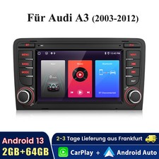 64G per Audi A3 2003-2012 S3 RS3 Android13 Carplay autoradio stereo GPS navigatore satellitare