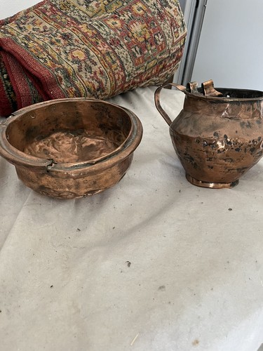 Vaso ciotola brocca rame - vaso, in