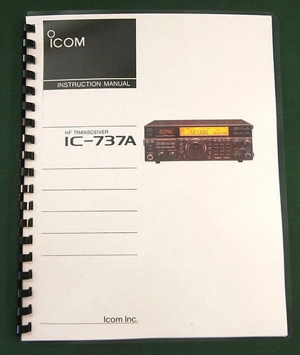 Icom 737a manuale - ic-737a,