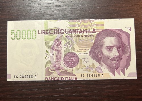 50000 lire bernini tipo - 50000,