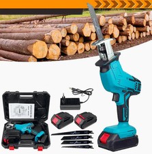 Seghetto a gattuccio 2 batterie 48V con 4 lame per metallo legno e alluminio