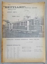 Libro catalogo Bettiart - Catalogo tecnico treni Italiani