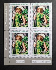 FRANCIA 2023 MONETA DATA TIMBRO 5680 ARTE QUADRO TAMARA LEMPICKA Nuovo MNH