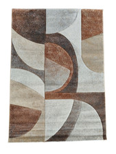 Tappeto Salotto Moderno Soggiorno Pelo Corto Antiscivolo geometrico 120x170 cm