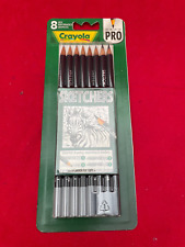 CRAYOLA, 8 matite in grafite durezze varie , pro SKETCHER, nuovo