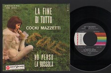 7" COCKI MAZZETTI LA FINE DI