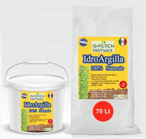 Argilla per idroponica - per,
